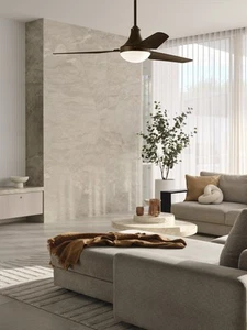 Beacon Lighting Leyndell 142cm DC Fan with Light in Bronze - Picture 1 of 7