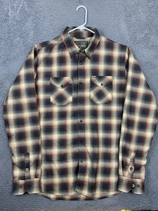 Camisa de Franela Dixxon Hombres XLT Negra Roja Moreno Agotada Ropa de Trabajo Motociclista - Imagen 1 de 6