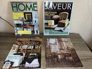 Mix Lot Of Home Improvement & Decor Magazine 4, Artisanal, Countrylive, French - Picture 1 of 23