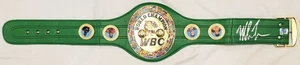 Mike Tyson Signed World Champion WBC Belt (Smudged) Beckett Wit #WX99774 - Picture 1 of 8