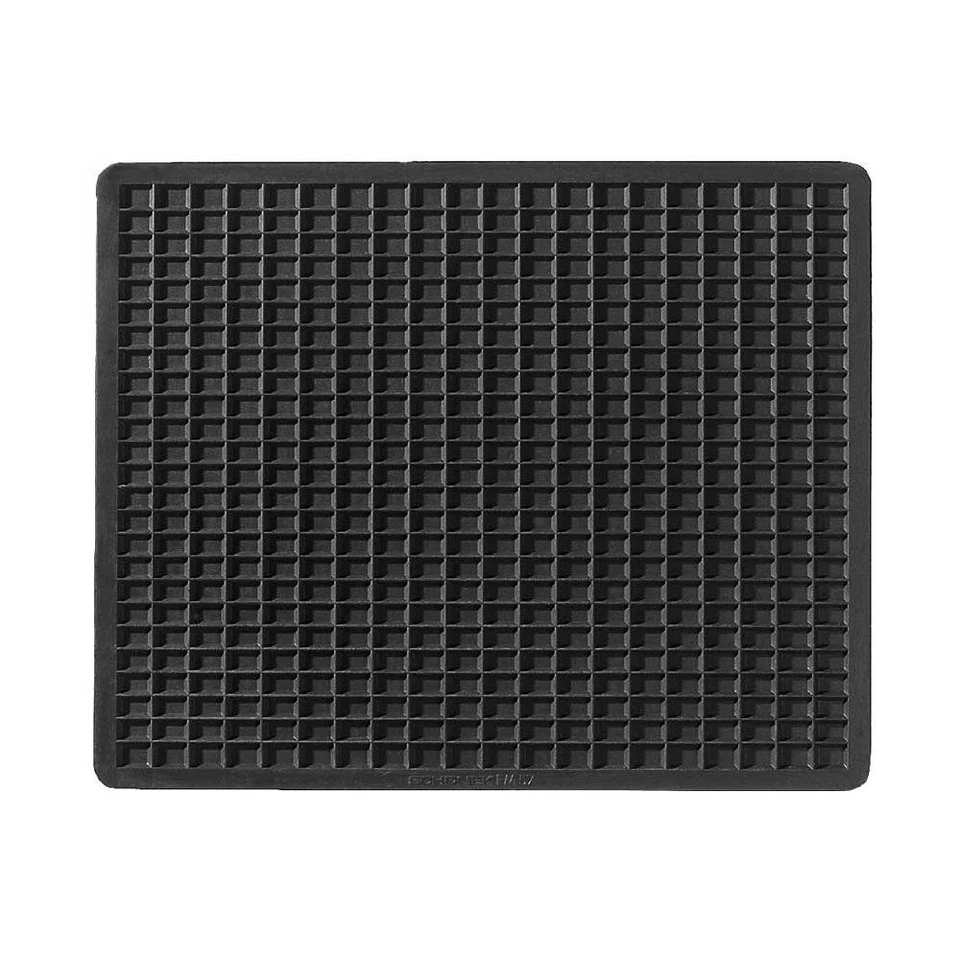 Schönek Universal Gummimatte, Auto Fußmatte, 43 x 30 cm in Schwarz, 1 Stück