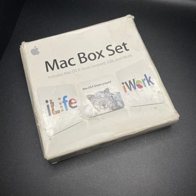 Apple Mac Box Set Includes Mac OS X Snow Leopard iLife 09 iWork 09 MC209Z/A  - Image 1 of 4