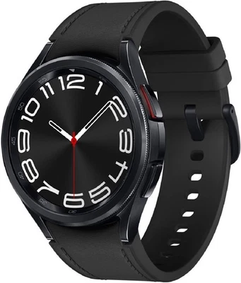 Samsung Galaxy Watch6 Classic Stainless Steel Smartwatch 43mm BT Black SM-R950NZ - Image 1 of 4