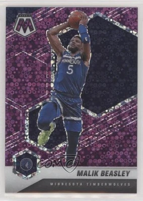 2020-21 Panini Mosaic Fast Break Purple Prizm /50 Malik Beasley #162 - Image 1 of 2
