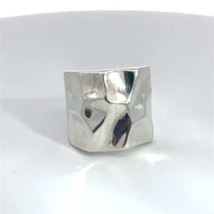 Sterling Silver Chunky Sculptural Ring Size 7.25 - Bild 1 von 4