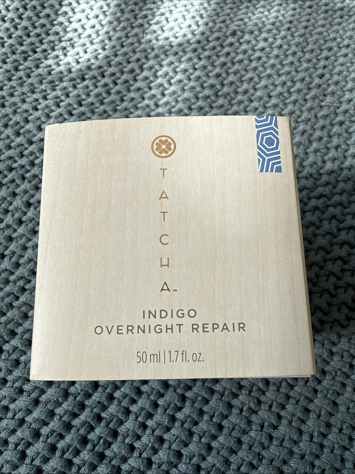 TATCHA INDIGO OVERNIGHT REPAIR Serum in Cream NIB  50 ML 1.7 fl oz  - Image 1 of 1