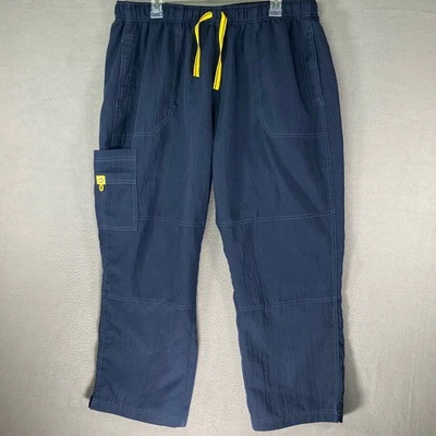 Pantalones cargo para mujer azul marino con cordón "Spread Good Cheer" talla 2XP Foto 1 de 4