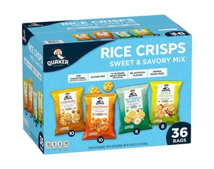 Quaker Rice Crisps Variety Pack 36 pk. - Picture 1 of 6