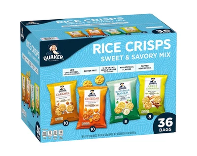 Quaker Rice Crisps Variety Pack 36 pk. - Image 1 of 4
