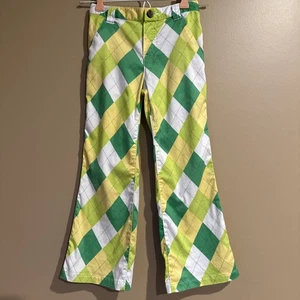 Loudmouth Kids Golf Pants Boys Or Girls Argyle Oregon Ducks Kids Size 6T - Picture 1 of 15