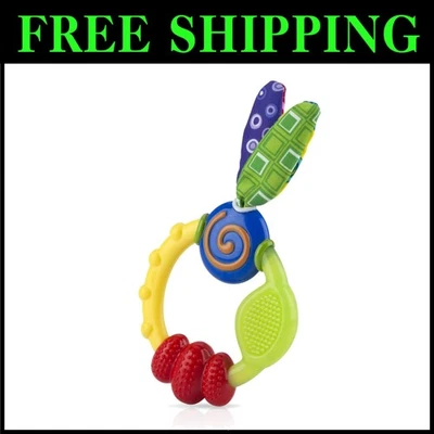 Colorful Teething Rings for Infants - 16 Silicone Soothers for Every Stage - Image 1 of 4