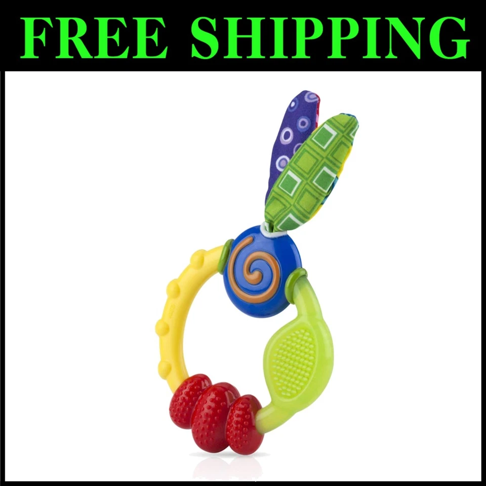 Colorful Teething Rings for Infants - 16 Silicone Soothers for Every Stage - Image 1 of 4
