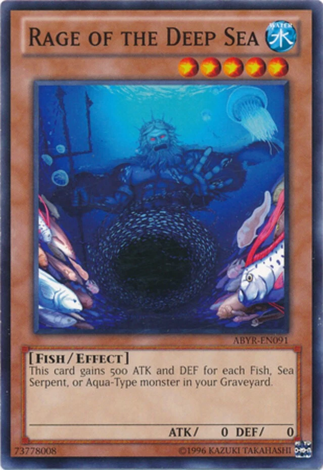 Rage of the Deep Sea - ABYR-EN091 - Common - Unlimited Edition Near Mint Abyss R - Image 1 of 1