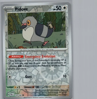 Pidove | 133/162 Common Reverse Holo | SV05: Temporal Forces | NM - Image 1 of 2