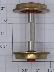 Lionel 87207-504 G Scale Plain Handcar Wheelset - Picture 1 of 2