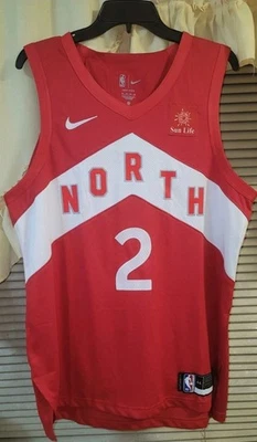 AUTHENTIC KAWHI LEONARD TORONTO RAPTORS THE NORTH JERSEY SIZE 44 (M) - Image 1 of 4