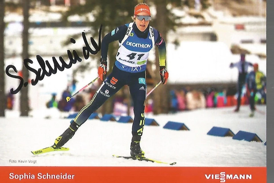 Sophia Schneider Viessmann     Biathletin handsigniert    2025 - Bild 1 von 1