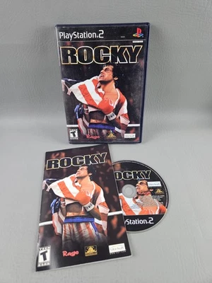 Rocky PlayStation 2 Video Game Teen Boxing Multiplayer PS2 CIB - Image 1 of 4