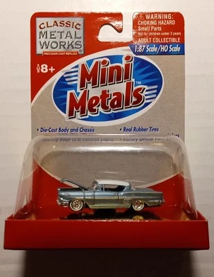 Classic Metal Works #30109 1958 Chevrolet Impala 2Dr. HDTP. Metallic Blue NOS - Image 1 of 4