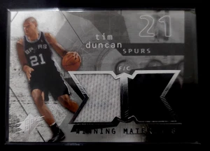 2004-05 SPX Winning Materials Tim Duncan #WM-TD Spurs 2 color dual jersey - Picture 1 of 2