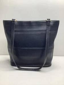Vintage Coach Tribeca Signature Tasche Schultertasche schwarz Leder #9098 *lesen* - Bild 1 von 15