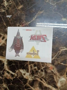 The Legend Of Zelda Twilight Princess Trading Card Temporary Tattoos 1 - Picture 1 of 2