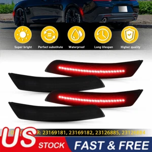 For 2016-2023 Chevrolet Camaro 4x Red LED Side Marker Lights Kit - Picture 1 of 13