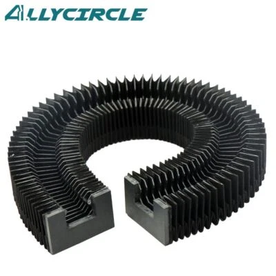 CNC Bellows HGR20 Linear Guide Rail Dust Cover Cloth Open Length 1000MM