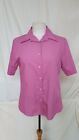 Ladies Shirt, Double Two, Pink, UK 14,EU 42, Bust 40", Length 25", 1965