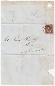 1845 = 309 = NUMERO GATESHEAD & SCHELETRO ALNWICK PMKS BILL BOTTE DI SODA > DROCER - Foto 1 di 3
