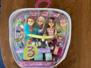 Barbie Wee 3 Friends Party Party Party Playset, Stacie, Miranda & Janet 2004 - Picture 1 of 3