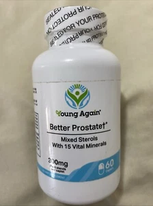 Young Again Better Prostate + 60 Capsules Exp 01/27 - Picture 1 of 2