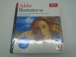 Adobe Illustrator 9.0 Mac 8.5 8.6 & 9.0 Compatible *Unopened* - Picture 1 of 5