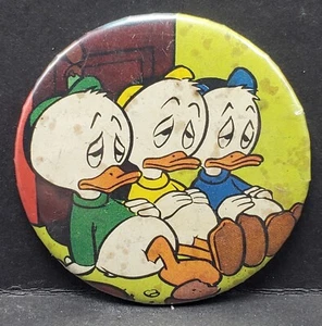 Disney Duck Tales Scrooge McDuck Nephews Pocket Mirror Huey, Dewey & Louie - Picture 1 of 2
