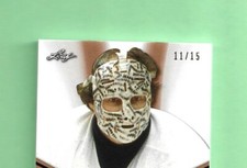 17-18 Leaf GOALIE GRAPHS MASKED MEN AUTO GERRY CHEEVERS MASK /15 BOSTON #GGR-GC1