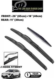 For Kia Niro 2016-2023 Windscreen Wiper Blade Set Front 26"16"Rear 11" Brand New - Picture 1 of 17