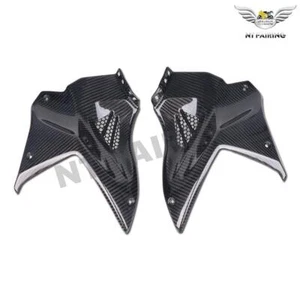 G14 2015-2021 Kawasaki Ninja H2 Upper Tank Covers - 100% Carbon Fiber a01 - Foto 1 di 6