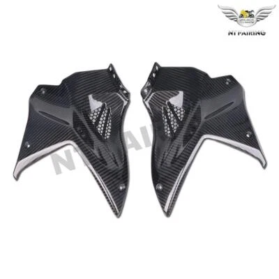 G14 2015-2021 Kawasaki Ninja H2 Upper Tank Covers - 100% Carbon Fiber a01 - Image 1 of 4