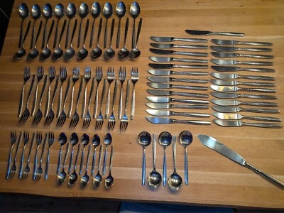Besteck WMF Cromargan London 89 Teile, Messer, Gabeln, Löffel, einzeln abzugeben - Bild 1 von 4