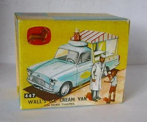 Furgoneta de helados Repro Box Corgi Nr.447 paredes - Imagen 1 de 1