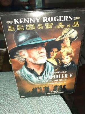 THE GAMBLER V PLAYING FOR KEEPS Kenny Rogers Loni Anderson OOP DVD Dixie Carter - Image 1 of 3