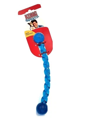 Kong Safestix Small Blue Durable Tug & Fetch Dog Toy 12" - Image 1 of 4