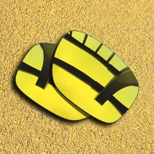 Polarisierte Linsen Ersatz für Oakley Crossrange Patch-24K goldener Spiegel - Bild 1 von 5