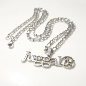 ICP Juggalo Pendant Necklace Stainless Steel Hatchetman Charms Chain 4mm 24'' - Picture 1 of 5