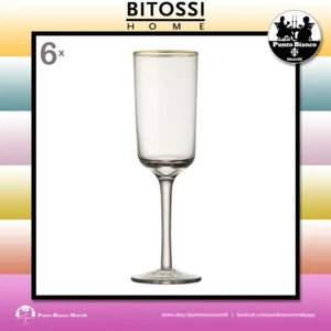 BITOSSI HOME | DECO' Set 6 flute vetro - Picture 1 of 4