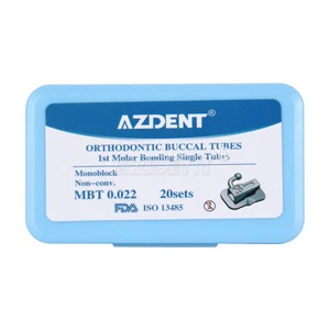 20Sets Tubos Bucales de Ortodoncia Dental Primer Molar MBT.022 MIM Bondable Tubo - Picture 1 of 9