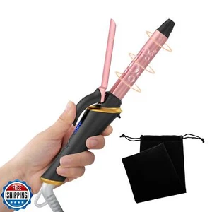 Mini Curling Iron Wand for Short Hair, Ukliss Travel Friendly Dual Voltage Mi - Picture 1 of 5