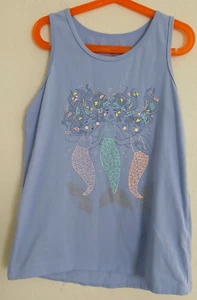 Cat & Jack Girls Tank Top Mermaids Size Large 10/12 - Picture 1 of 10