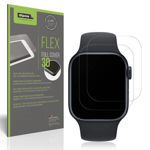 2x Full Cover Schutzfolie matt für Apple Watch Series 8 45mm Panzerfolie - Zdjęcie 1 z 7