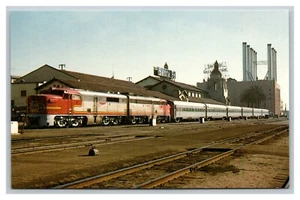 Vintage 1957 Postkarte Sante Fe San Diego Station The San Diegan Locomotive CA - Bild 1 von 2